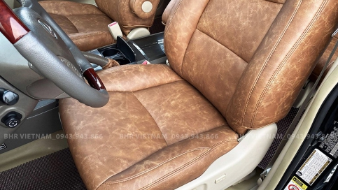 Bọc ghế da bò thật Lexus GX460: Cao cấp, Form mẫu chuẩn, mẫu mới nhất